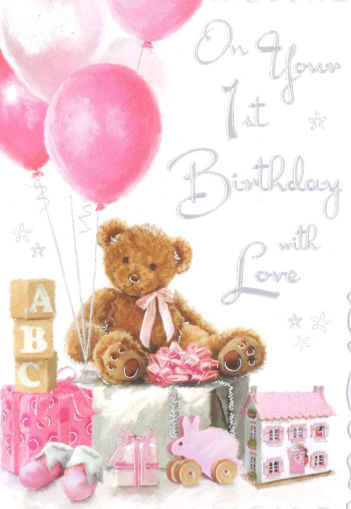 Picture of ON YOUR 1ST BIRTHDAY CARD